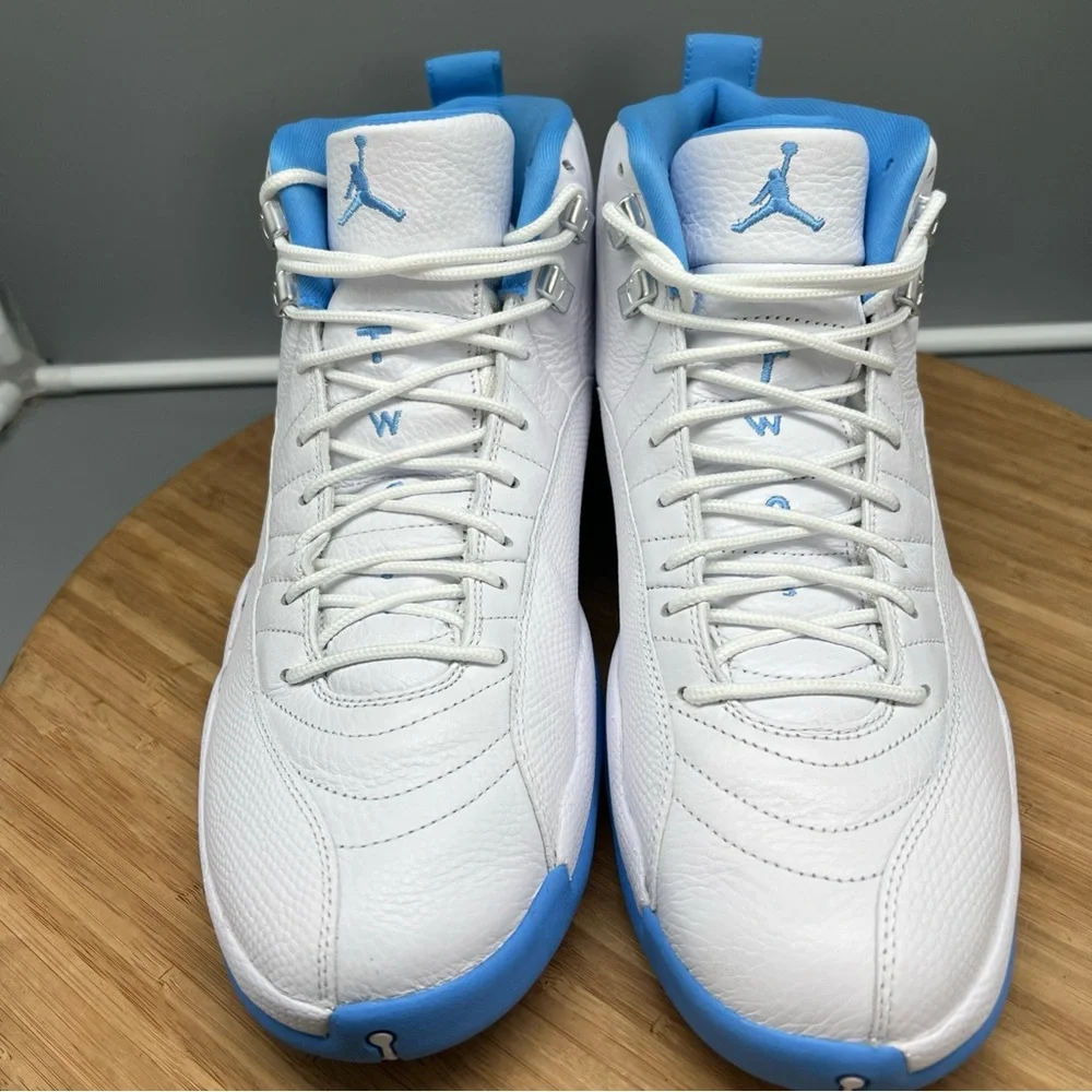 Air Jordan 12 Retro Melo 2025 Men’s 11.5 CT8013-112 White University‎ Blue UNC